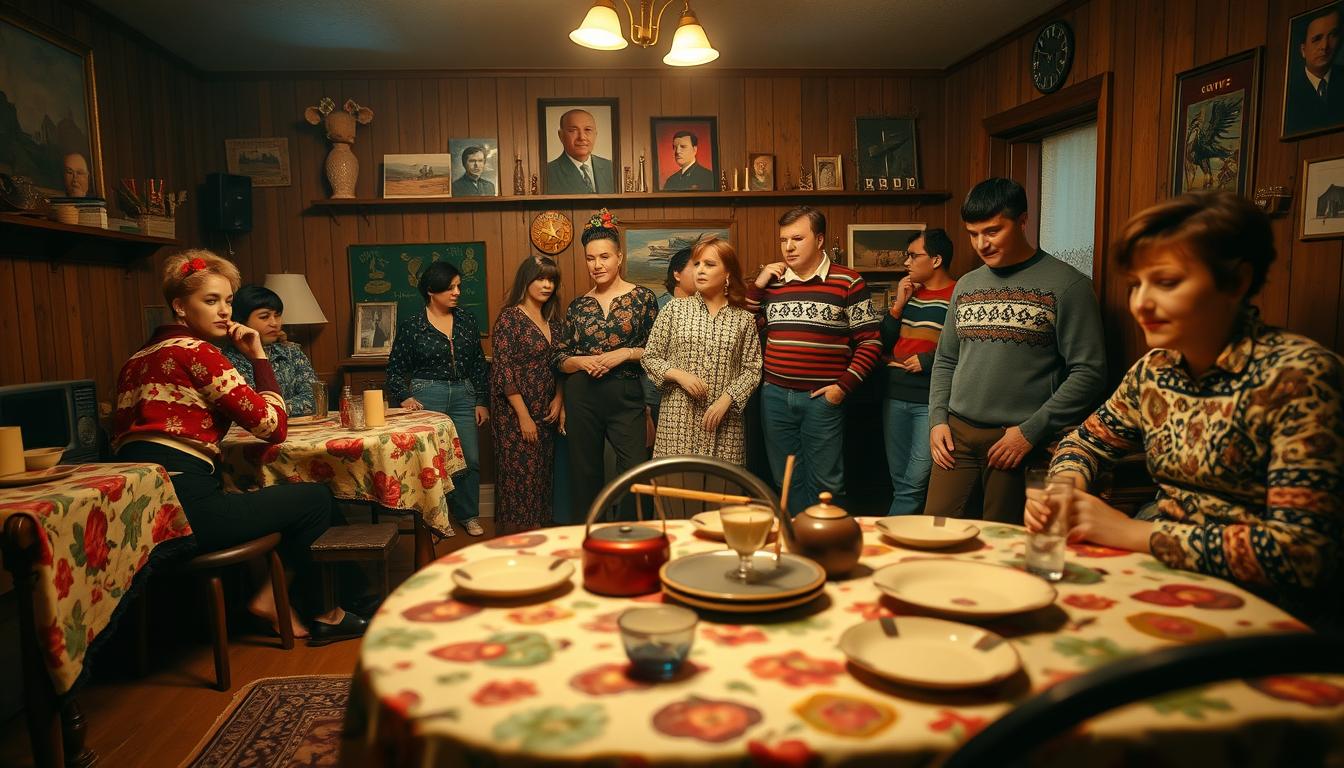 impreza w stylu prl jak się ubrać