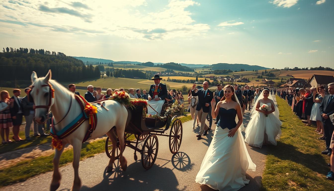 kto jedzie pierwszy do ślubu