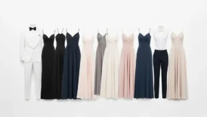 Dress code na ślub - zestawienie kodów ubioru od black tie do smart casual dla gości weselnych